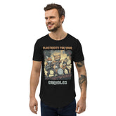 Electricity For Your Earholes Men's Curved Hem T-Shirt - Beyond T-shirts